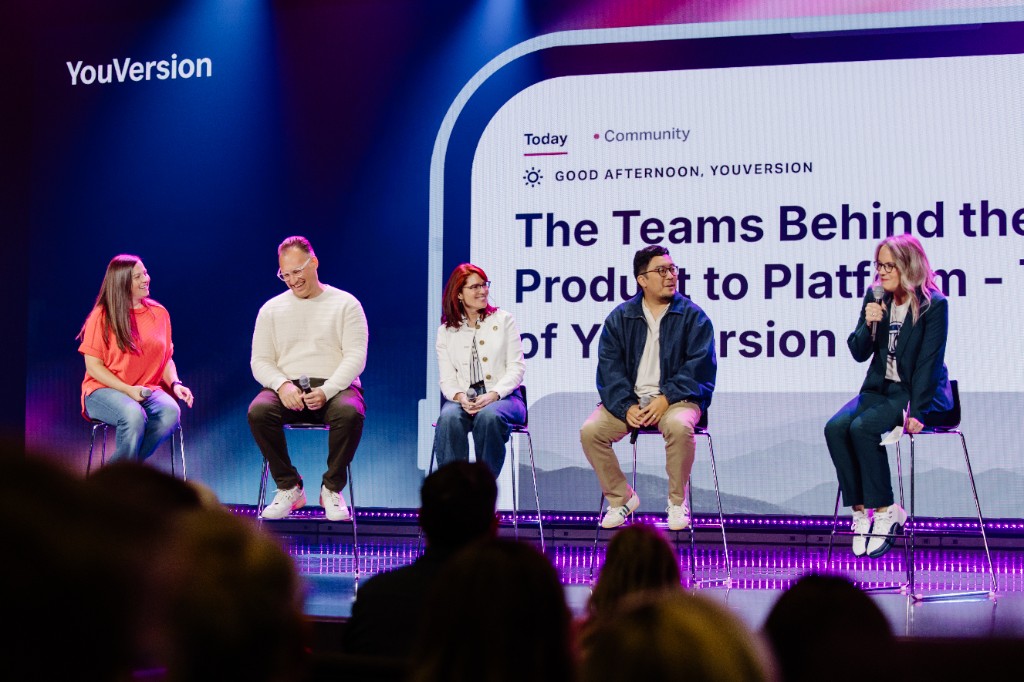 Alex Sung speaking at YouVersion Partner Summit - BEYOND a Billion