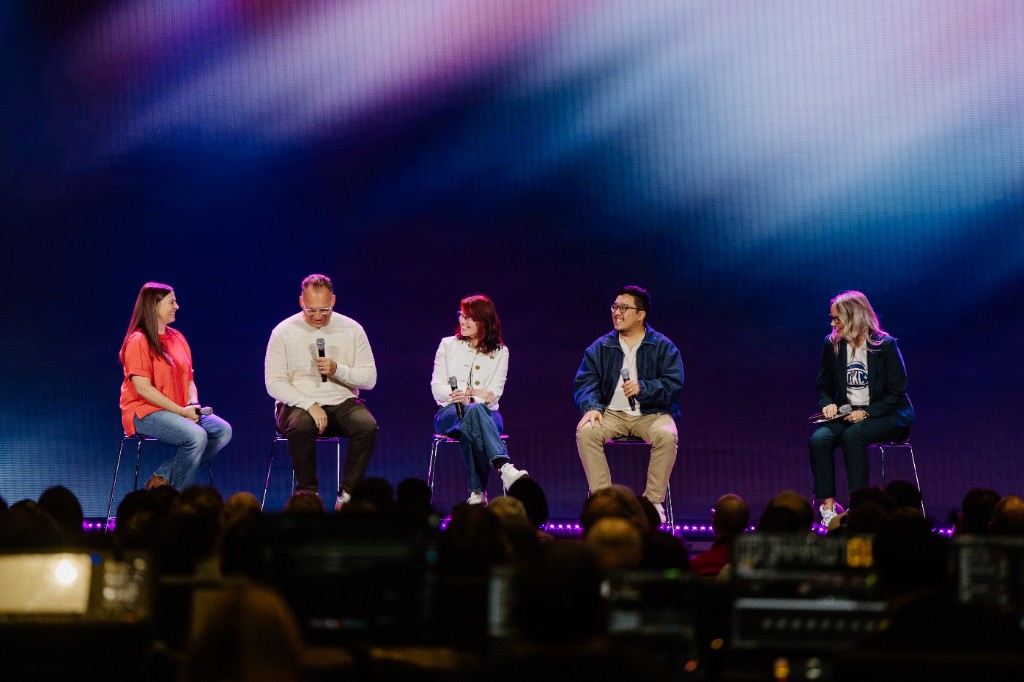 Alex Sung presenting Product to Platform at YouVersion Partner Summit